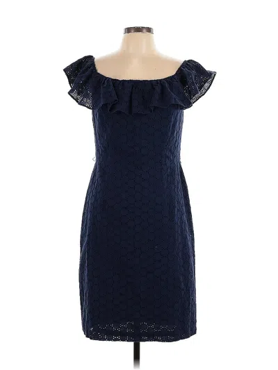 Pre-owned David Meister Cocktail Dress In Blue