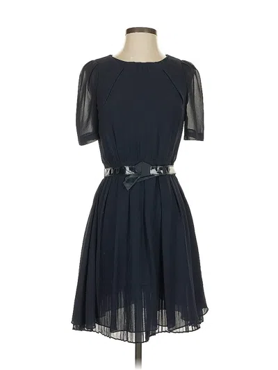 Pre-owned David Meister Cocktail Dress In Blue