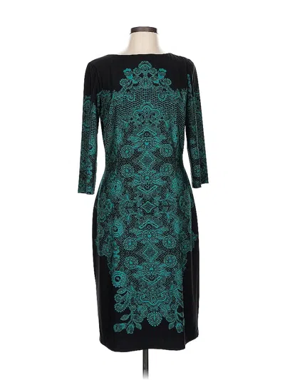 Pre-owned David Meister Cocktail Dress In Blue