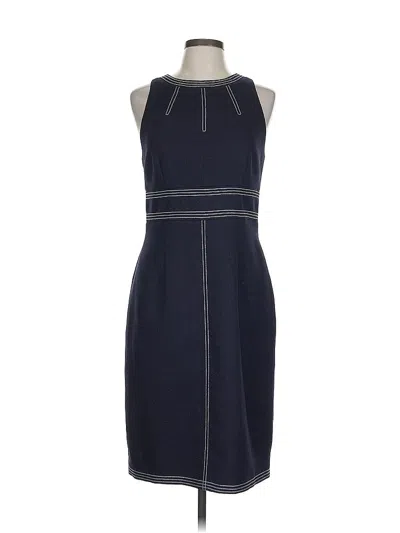Pre-owned David Meister Cocktail Dress In Blue