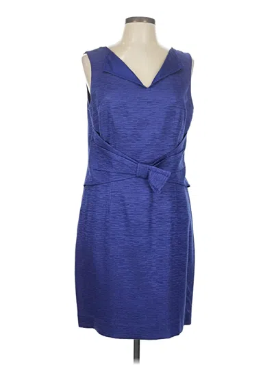 Pre-owned David Meister Cocktail Dress In Blue