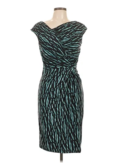 Pre-owned David Meister Cocktail Dress In Blue
