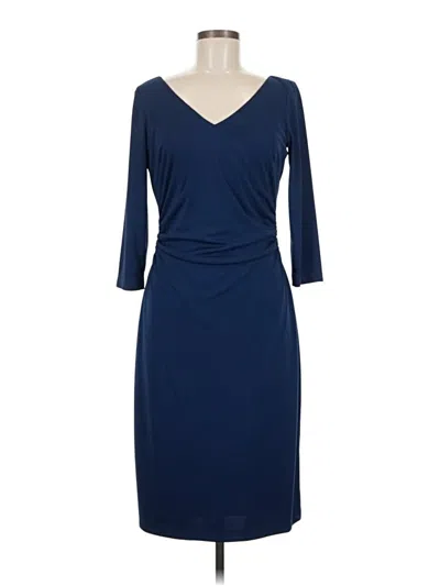 Pre-owned David Meister Cocktail Dress In Blue