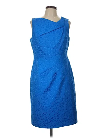 Pre-owned David Meister Cocktail Dress In Blue