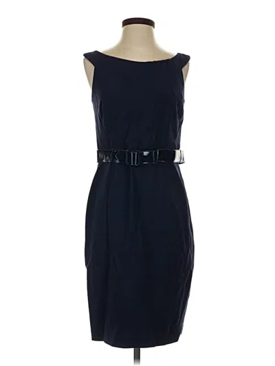 Pre-owned David Meister Cocktail Dress In Blue