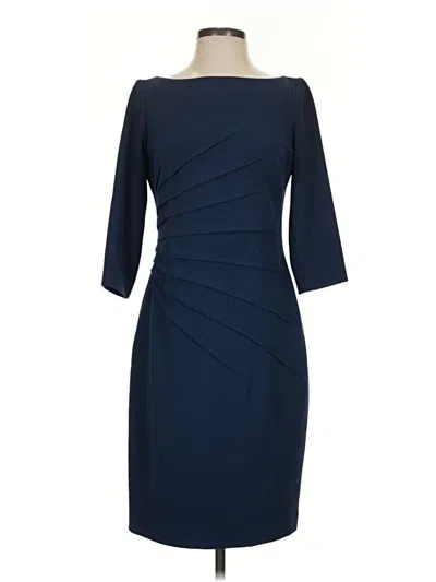 Pre-owned David Meister Cocktail Dress In Blue