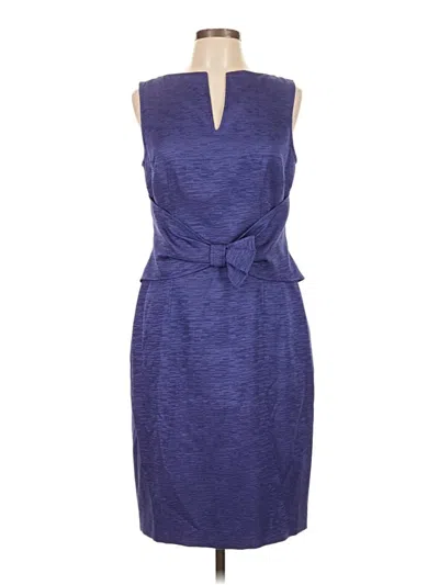 Pre-owned David Meister Cocktail Dress In Blue