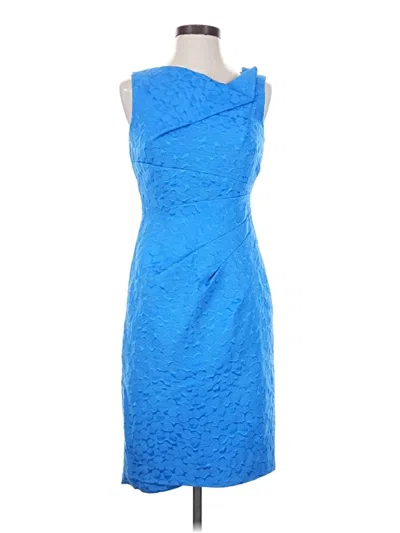 Pre-owned David Meister Cocktail Dress In Blue