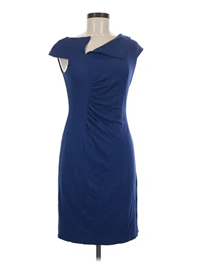 Pre-owned David Meister Cocktail Dress In Blue