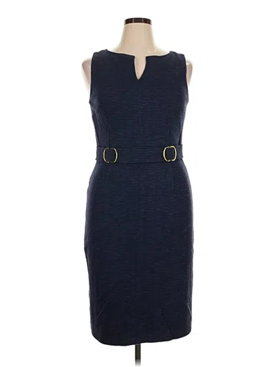 Pre-owned David Meister Cocktail Dress In Blue