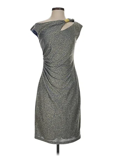 Pre-owned David Meister Cocktail Dress In Blue