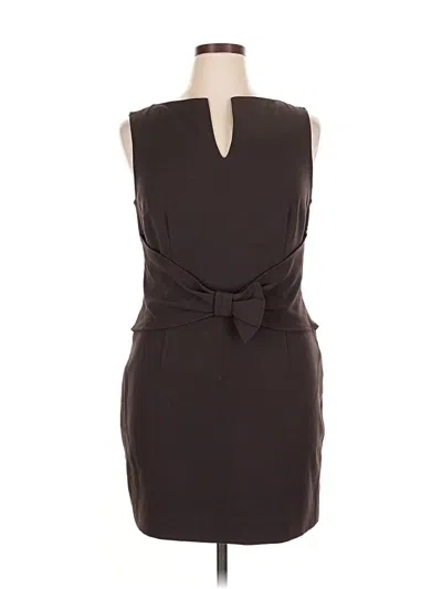 Pre-owned David Meister Cocktail Dress In Brown