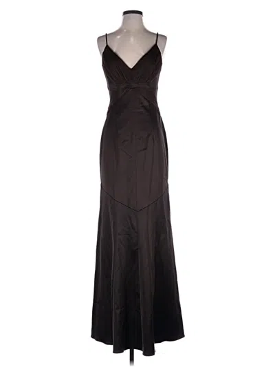 Pre-owned David Meister Cocktail Dress In Brown