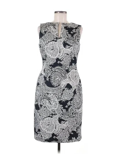 Pre-owned David Meister Cocktail Dress In Gray