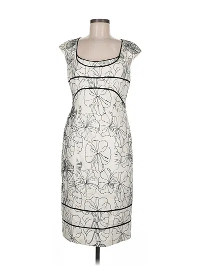 Pre-owned David Meister Cocktail Dress In Gray