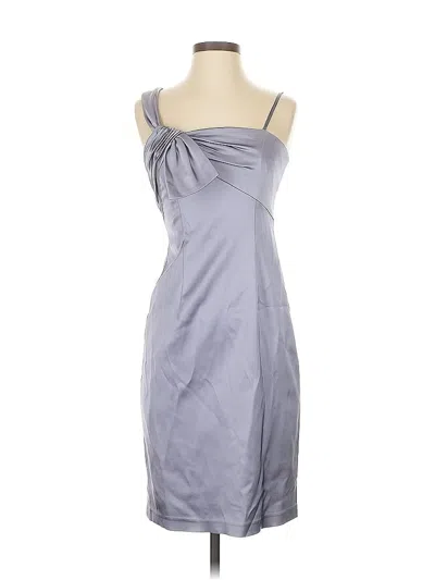Pre-owned David Meister Cocktail Dress In Gray