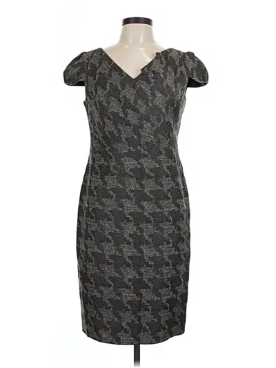 Pre-owned David Meister Cocktail Dress In Gray