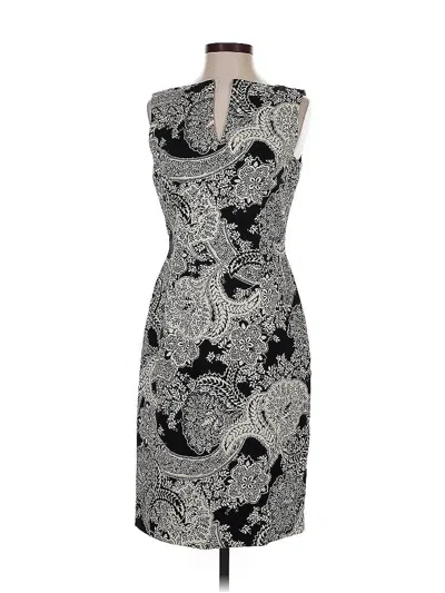 Pre-owned David Meister Cocktail Dress In Gray