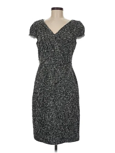 Pre-owned David Meister Cocktail Dress In Gray