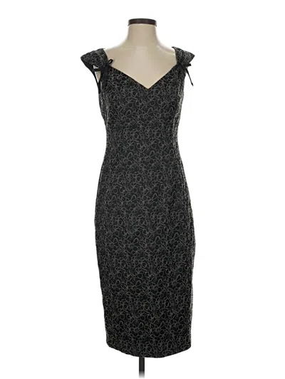 Pre-owned David Meister Cocktail Dress In Gray