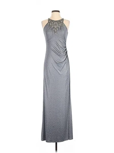 Pre-owned David Meister Cocktail Dress In Gray