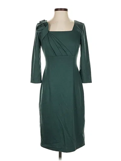 Pre-owned David Meister Cocktail Dress In Green