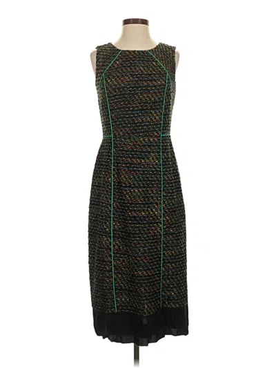 Pre-owned David Meister Cocktail Dress In Green