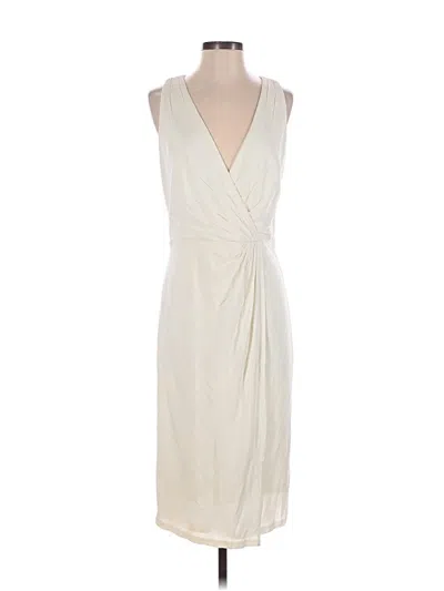 Pre-owned David Meister Cocktail Dress In Ivory
