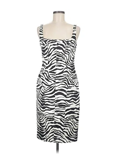 Pre-owned David Meister Cocktail Dress In Ivory