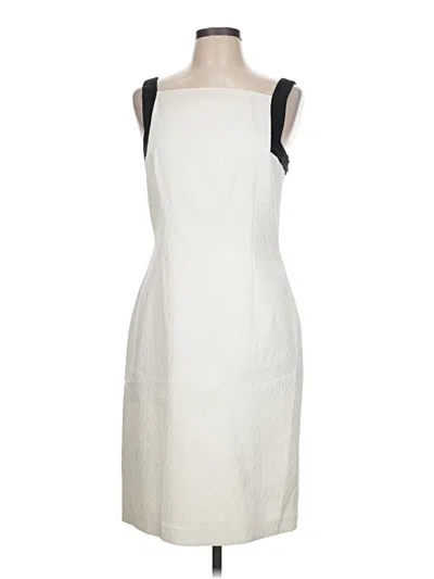 Pre-owned David Meister Cocktail Dress In Ivory