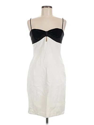 Pre-owned David Meister Cocktail Dress In Ivory