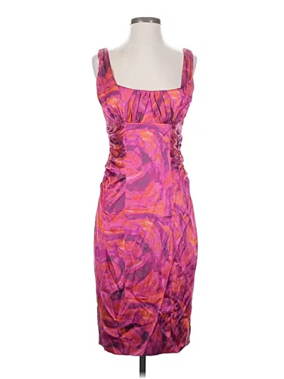 Pre-owned David Meister Cocktail Dress In Pink