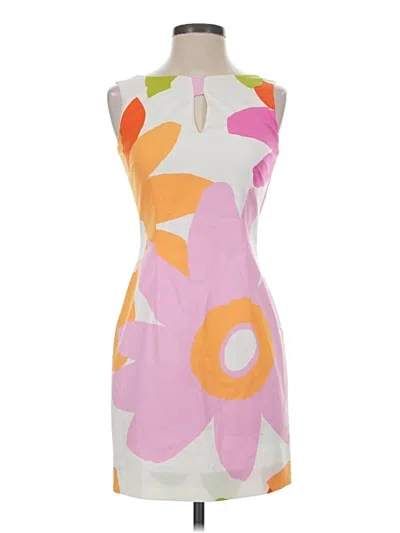 Pre-owned David Meister Cocktail Dress In Pink