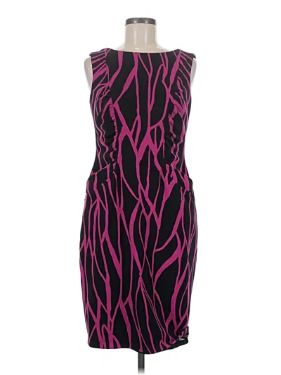 Pre-owned David Meister Cocktail Dress In Pink