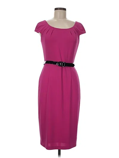 Pre-owned David Meister Cocktail Dress In Purple