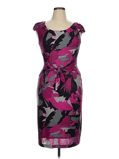 Pre-owned David Meister Cocktail Dress In Purple