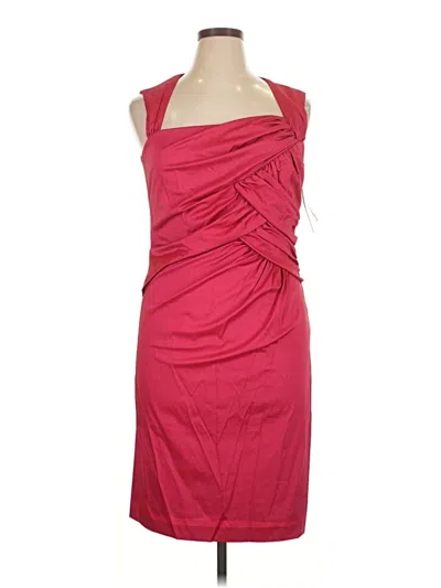 Pre-owned David Meister Cocktail Dress In Red
