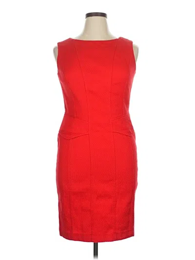 Pre-owned David Meister Cocktail Dress In Red