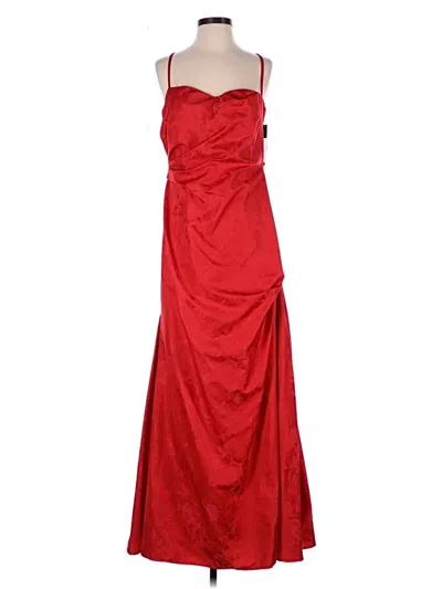 Pre-owned David Meister Cocktail Dress In Red