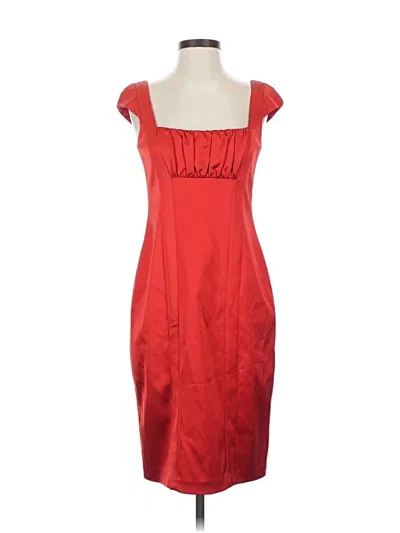 Pre-owned David Meister Cocktail Dress In Red