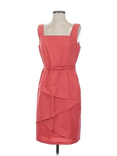 Pre-owned David Meister Cocktail Dress In Red