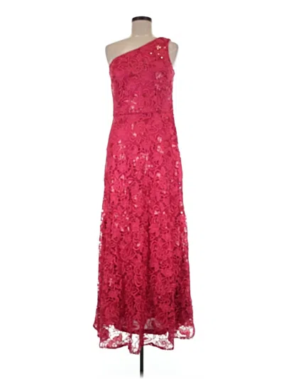 Pre-owned David Meister Cocktail Dress In Red