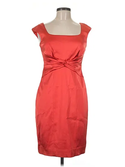 Pre-owned David Meister Cocktail Dress In Red