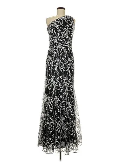 Pre-owned David Meister Cocktail Dress In Silver