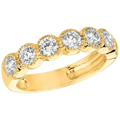 Pre-owned David Morris 1.40 Carat Natural Diamond Ring G Si 14 Karat Yellow Gold