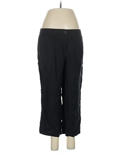 Pre-owned David N Linen Pants In Black