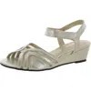 David Tate Admire Womens Open Toe Dressy Wedge Heels