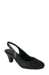 David Tate Extra Wide Width Fancy Pump In Black