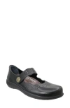 David Tate Bask Mary Jane In Black Leather
