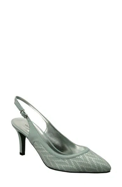 David Tate Bella Pointed Toe Slingback Pump In Blue